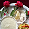 Coconut-curd thali