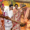 Sacred offerings: Maha yajna ceremony