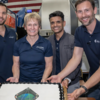 Celebrating completion of training