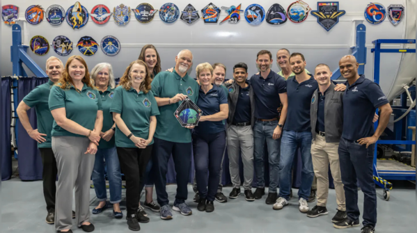Bound for the ISS