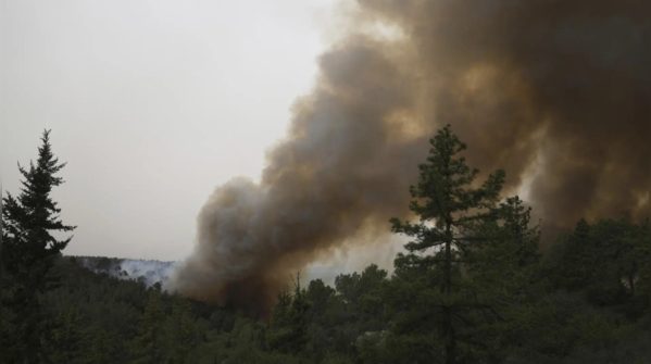 Trail of scorched heat