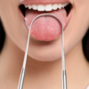 A tongue that looks bald