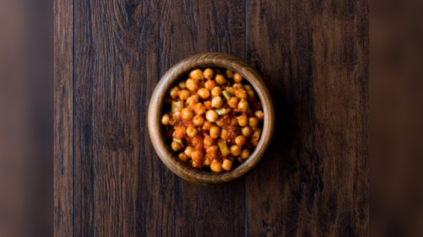 Roasted chana chaat