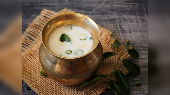 Spiced buttermilk (masala chaas)