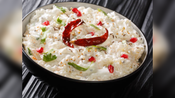 Curd rice with a twist