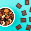 Mixed nuts with dark chocolate