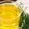 Moringa leaf tea rinse