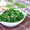 Spinach with olive oil