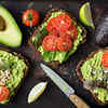 Pumpkin seeds with avocado