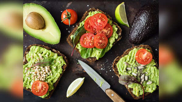 Pumpkin seeds with avocado