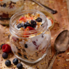 Fruit & yogurt parfait (desi-style)