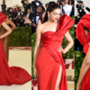 Deepika Padukone’s Red Sculptural Gown – 2018