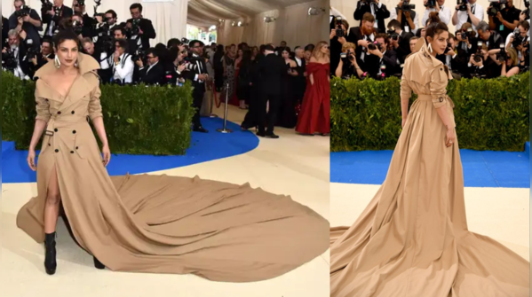 Priyanka Chopra’s Ralph Lauren Trench Coat Look – 2017