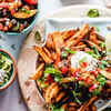 Roasted spicy veggies