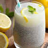 Lemon chia drink