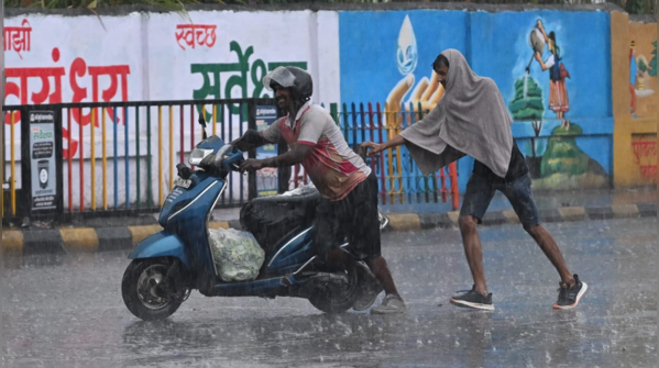 Helping in the rain