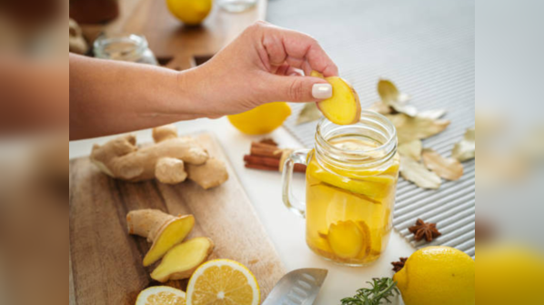 Ginger and honey tonic