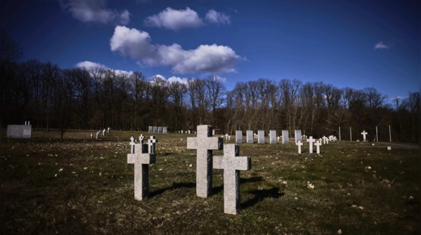 Unmarked graves of Germany's WWII fallen soldiers