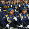 Russian Troops March Through Red Square