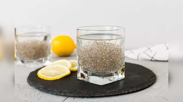 Chia water rinse for shine and volume