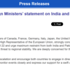 India Pakistan Tensions Live: G7 nations press release