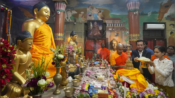 Buddhists celebrate Buddha jayanti in Kolkata