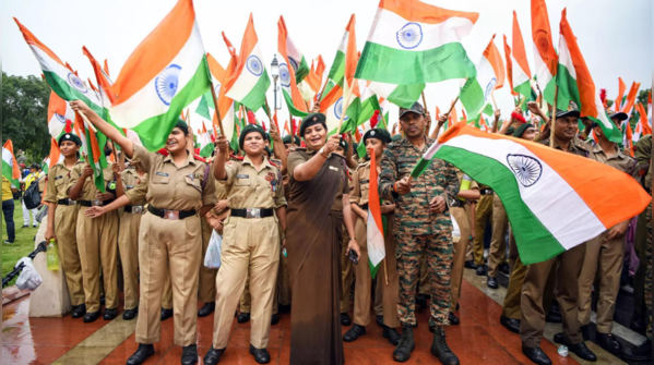 Security and service march together in Tiranga Yatra