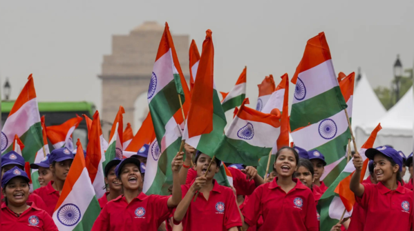 Delhi’s NSS volunteers unite for the Tiranga Yatra