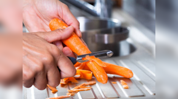 Peeling fruits and vegetables