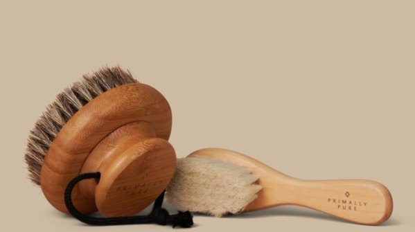 What is dry brushing?