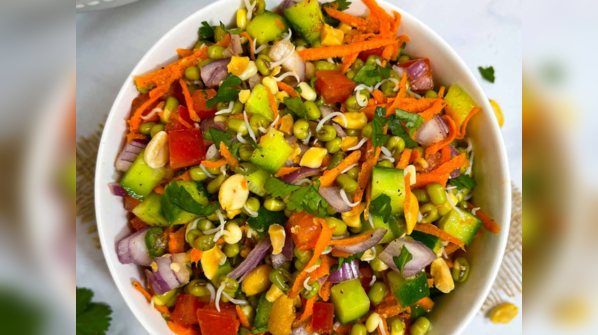 Moong and fruit mix
