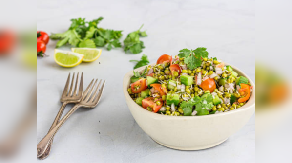Moong chaat bowl