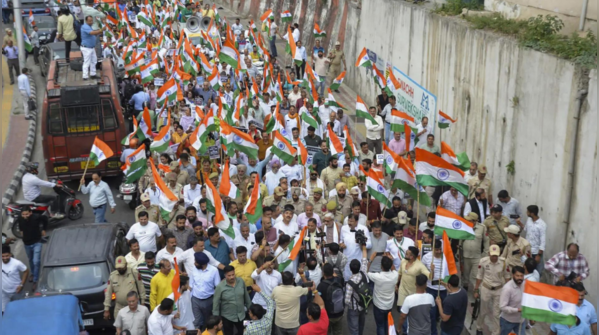 Tiranga rally in Jammu to celebrate Operation Sindoor