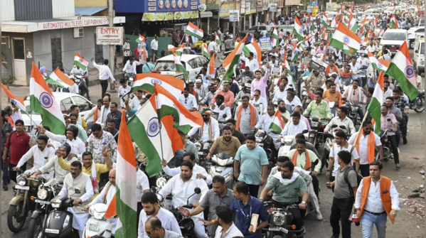 Citizens join Tiranga Yatra in Jabalpur