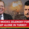 Article image for: 'Making A Fool Of Himself': Putin Aide Lavrov Jokes As Russia 'HUMILIATES' Zelensky In Turkey