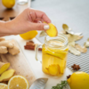 Lemon ginger detox drink