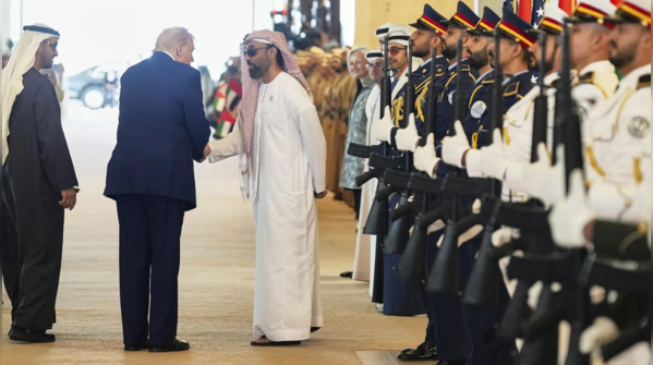 Trump arrives at Abu Dhabi today for the final leg of his Middle-east tour