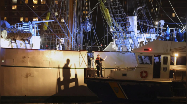 NYPD harbor unit prepares to board Mexican navy ship