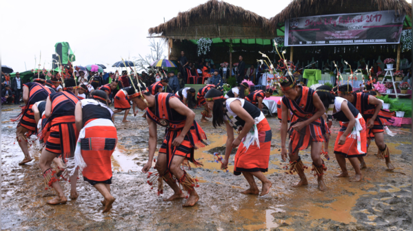 Rhythms and colors of Tangkhul Naga folk dance