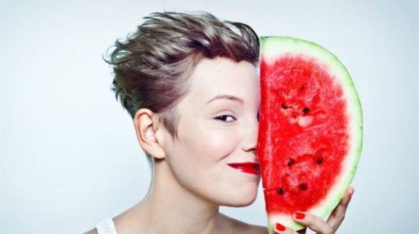 Watermelon face mask