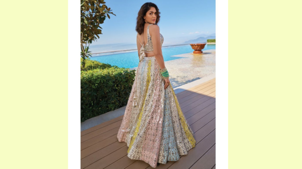 Mirror work lehengas