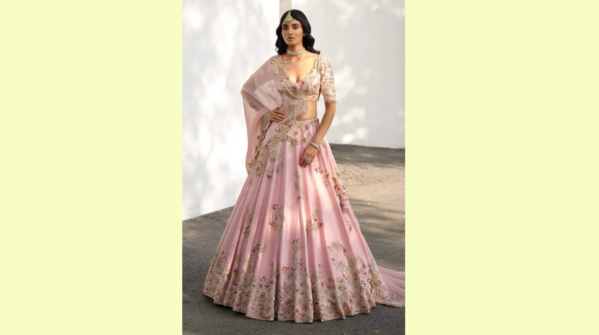 Cotton silk lehengas