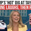 Article image for: <i class="tbold">karoline leavitt</i> Laughs On Trump's Controversial 'Hot' Jibe At Taylor Swift | WATCH
