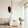 Tadasana with deep breathing