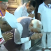 PM Prime Minister Narenda Modi at the Karni Mata temple
