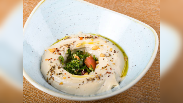 Nutty hummus spread