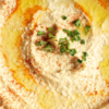 Chickpea mash with herbs