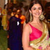 Floral Sari at Ambani’s Ganesh Chaturthi Bash