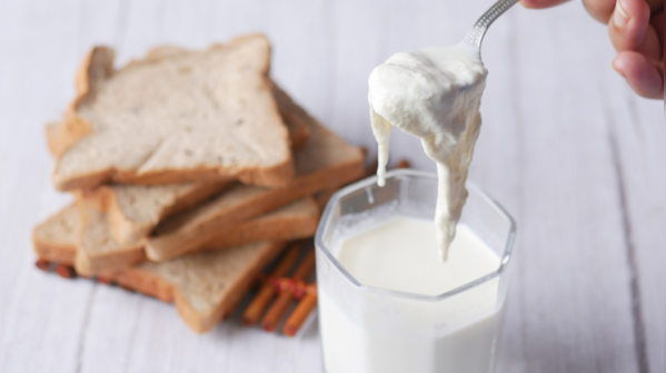 Full-fat milk and cream