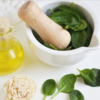 Spinach and coconut oil hair massage 